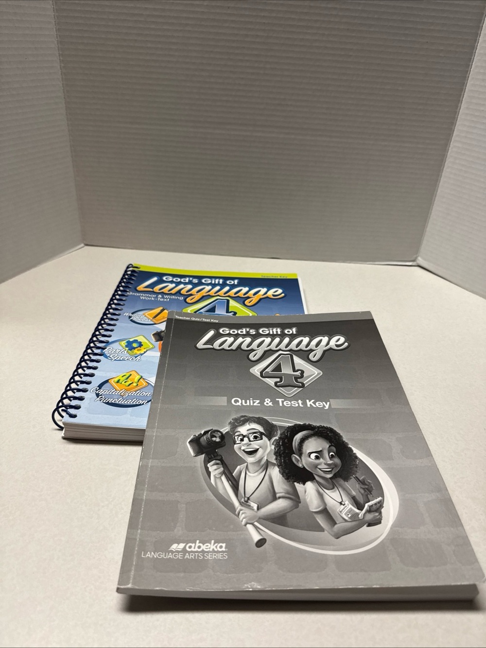 Abeka Language 4 Teacher Key for Grammar & Writing Work-Text and Test/Quiz Key